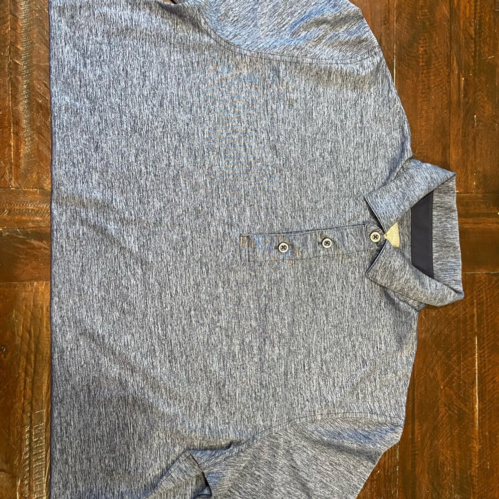 Men's Blue Callaway Drifit Golf Polo Shirt Size Medium